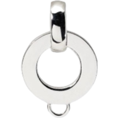 JewelryWeb Charm Holder Pendant - Silver