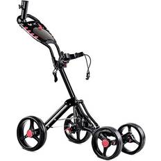 Golf Trolleys SlickBlue 4 Wheel Folding Golf Pull Push Cart Trolley