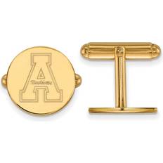Gold Cufflinks The Black Bow 14k Gold Plated Silver Longwood University Cuff Links