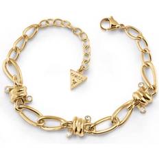 Guess Love Wire Bracelet - Gold/Transparent