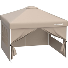 Oasishome Pop-Up Gazebo with 4 Sidewalls