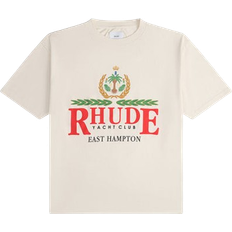 Beige T-shirts Rhude East Hampton Crest Tee - Vtg White