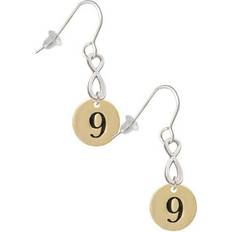 Delight Jewelry Infinity French Earrings - Silver/Gold