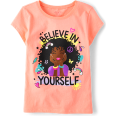 The Children's Place Kid's Believe In Yourself Graphic Tee - Summer Dawn (3046170_337D)