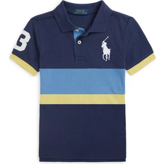 Polo Ralph Lauren Kid's Big Pony Cotton Mesh Polo Shirt - Newport Navy (662384)