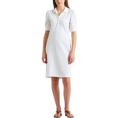White Dresses Lauren Ralph Lauren Women's Short-Sleeve Polo Dress White