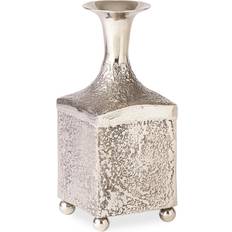WILLIAM D SCOTT Bottle Small Silver Vase 12.5"