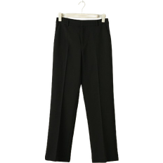 Gina Tricot Straight Regular Trousers - Black