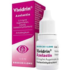 Rezeptfreie Arzneimittel Vividrin Azelastin 0.5mg/ml 6ml Augentropfen