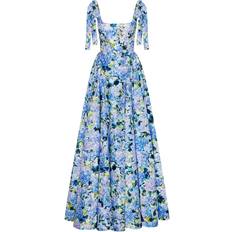 Strapped Maxi Dress - Blue Hydrangea