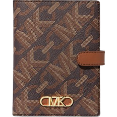 Michael Kors Empire Medium Signature Logo Passport Wallet - Brown/Luggage