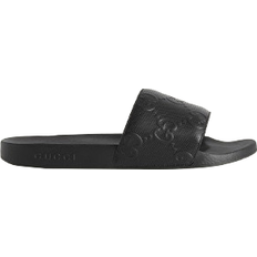 Gucci Men Slippers & Sandals Gucci GG Slide Sandal - Black
