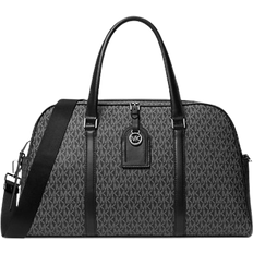Weekend Bags Michael Kors Heritage Extra Large Logo Weekender Bag - Black/White