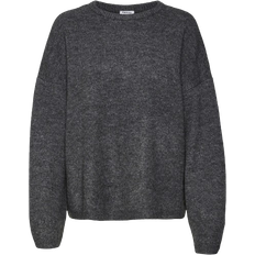 Vero Moda Gemma Sweater - Grey/Dark Grey Melange