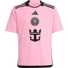 Game Jerseys Adidas Lionel Messi Inter Miami CF Pink 2024 Replica Player Jersey Youth
