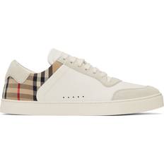 Burberry Men Sneakers Burberry Check M - Natural White/Archive Beige