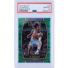Memphis Grizzlies Sports Fan Products Panini America Ja Morant Memphis Grizzlies 2021-22 Select Green Prizm #75 #3/5 PSA Authenticated 10 Card