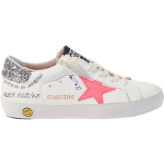 GOLDEN GOOSE Super-Star Sneakers - Optic White/Aragosta