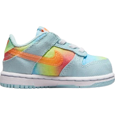 Basketball Shoes Nike Dunk Low TD - Glacier Blue/Light Lemon Twist/Aquarius Blue/Total Orange