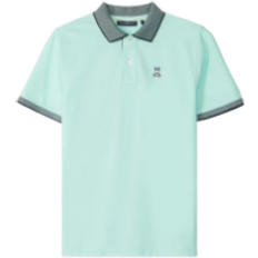 Psycho Bunny Tops Psycho Bunny Mens Southport Pique Polo Shirt - Beach Glass