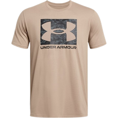 Under Armour Men's ABC Camo Boxed Logo Short Sleeve T-shirt - Sahara/Black