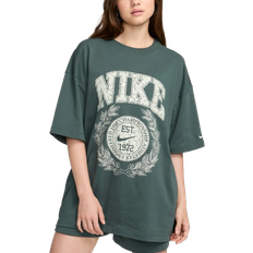 Nike Women's Sportswear Essential Oversized T-shirt - Vintage Green/Sea Glass
