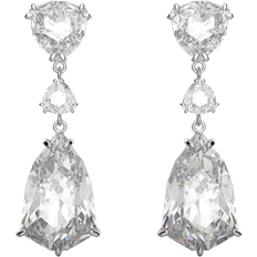 Swarovski Mesmera Drop Earrings - Silver/Transparent