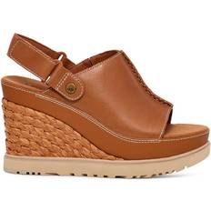 Velcro Heeled Sandals UGG Abbot Adjustable - Cognac