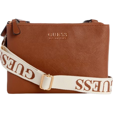 Guess Lindfield Triple Compartment Crossbody - Brown