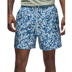 Blue - L - Men Shorts Nike Jordan Essentials Poolside Shorts - Blue Tint/White