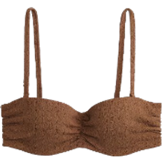 Bøyle Bikinier H&M Padded Balconette Bikini Top - Brown