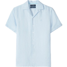 Psycho Bunny Men's Windcrest Linen Short Sleeve Shirt - Windsurfer