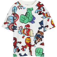 Tops H&M Kid's Printed T-shirt - White/Marvel Comics