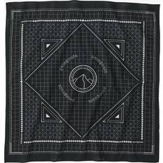 Brystlommetørklær Patagonia Bandana Mountain Grid: Black Anvendelig bandana av organisk bomull Bandana