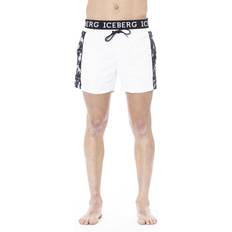 White - Women Swimming Trunks Iceberg White Polyester Swimwear