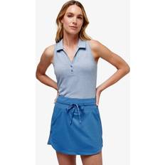 Blue - Women Polo Shirts Travismathew Featherweight Active Sleeveless Polo