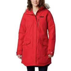 Red Coats Columbia Women's Parka Suttle Mountain 1X Red Lily