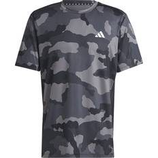 Adidas Train Essentials Camo Allover Print T-shirt - Black