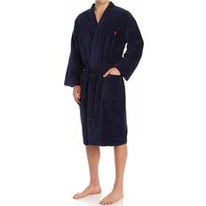 Blue - Men Sleepwear Polo Ralph Lauren Terry Shawl Robe Navy Men's Robe