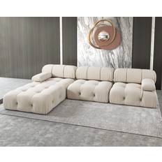 Overstock Furniture Overstock Modern Velvet Sectional Sofa