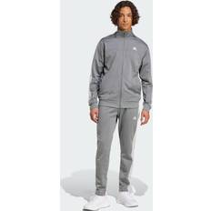 S Dresser Adidas Sportswear Logo Tricot Colorblock Track Suit Grey Four Grey Two