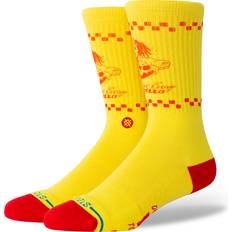 Men - Yellow Socks Stance Things X Surfer Boy Crew Socks Yellow