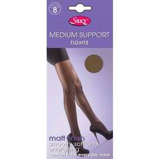 Dame Støttestrømpebukser Silky Support Tights 1 Pair Nude