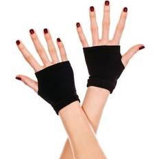 Gloves Sold by: Walmart.com, Simple plain fingerless gloves 479- BLACK