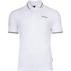 Armani Exchange White Polo Shirts Armani Exchange Logo Polo T Shirt White Medium