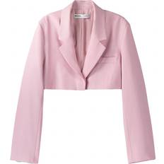 Damen - Polyester Anzüge Bershka Blazer rosa