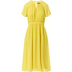 Gelb - Kurze Kleider Comma Kleid gelb