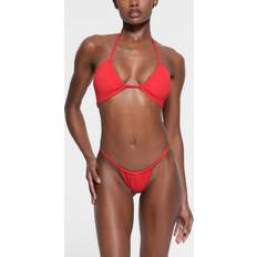 SKIMS Red Bikini Tops SKIMS Halter Bikini Top Red Signature