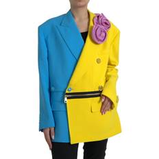 Dolce & Gabbana Polyester Coats Dolce & Gabbana Multicolor Patchwork Trench Coat Women's Jacket