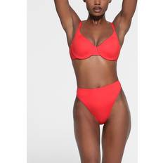 SKIMS Red Bikini Tops SKIMS Underwire Full Coverage Bikini Top Red Signature